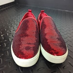 Vintage Red Sequence Shoe